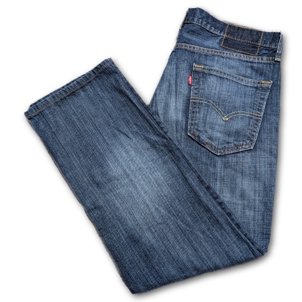 Levi's Mens Jeans 514 Blue 34x30 541 Athletic Fit Denim Pockets Regular Dark W34
